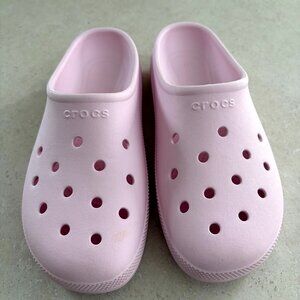 CROCS UNISEX CLASSIC LOW PROFILE CLOG PINK SIZE M7 W9 NWT #024S